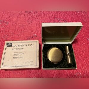 Vintage Dubarry makeup Gift set Gold Compact and Lipstick Set Never used